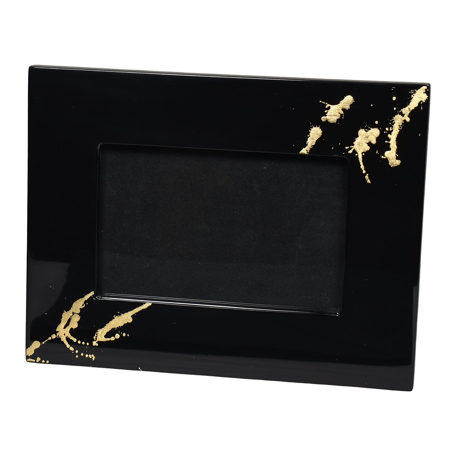 Lacquer Picture Frame (Artful Gold with Black) - Thumbnail 3