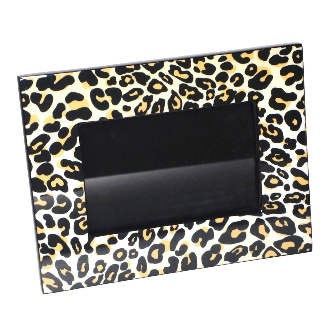 Lacquer Picture Frame (Leopard Pattern Print)