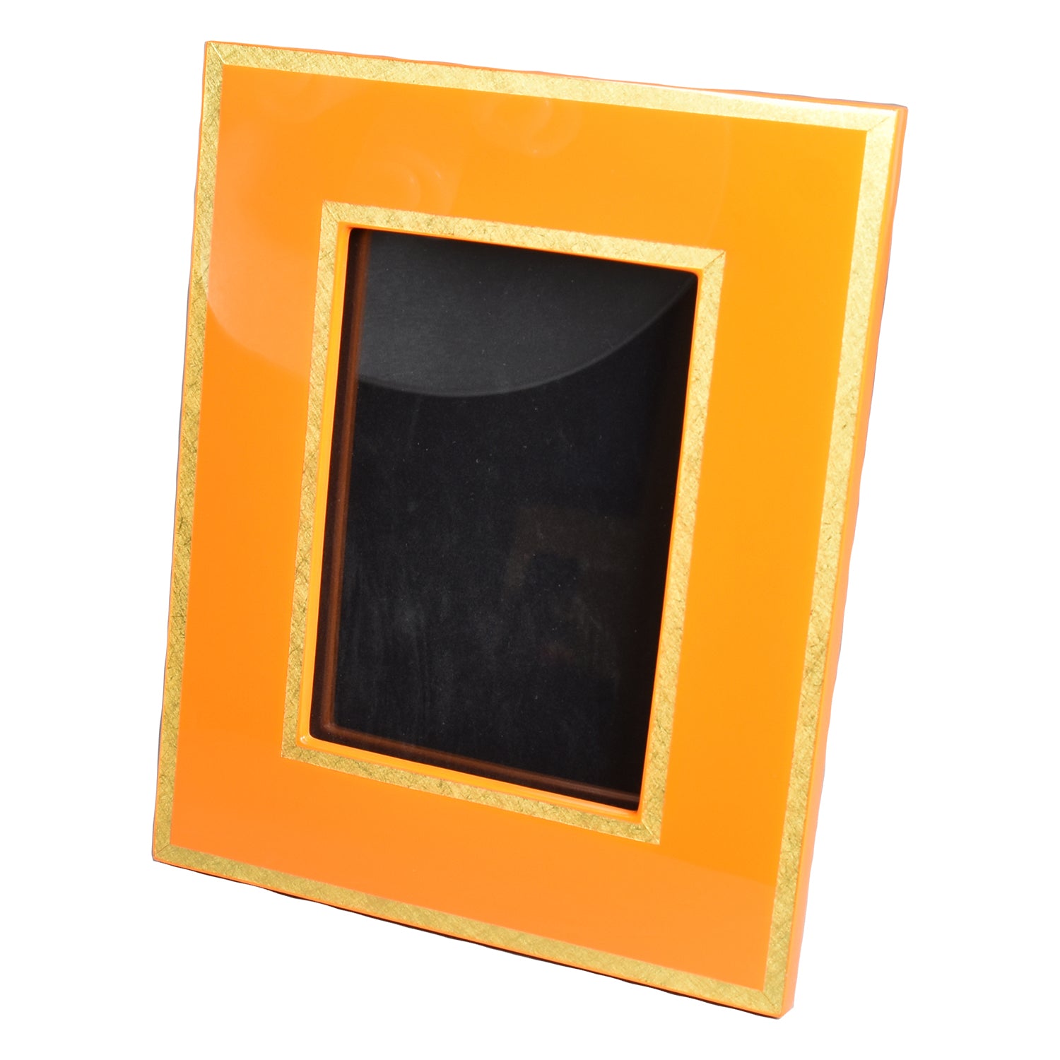 Lacquer Picture Frame (Orange with Shine Gold) - Thumbnail 4