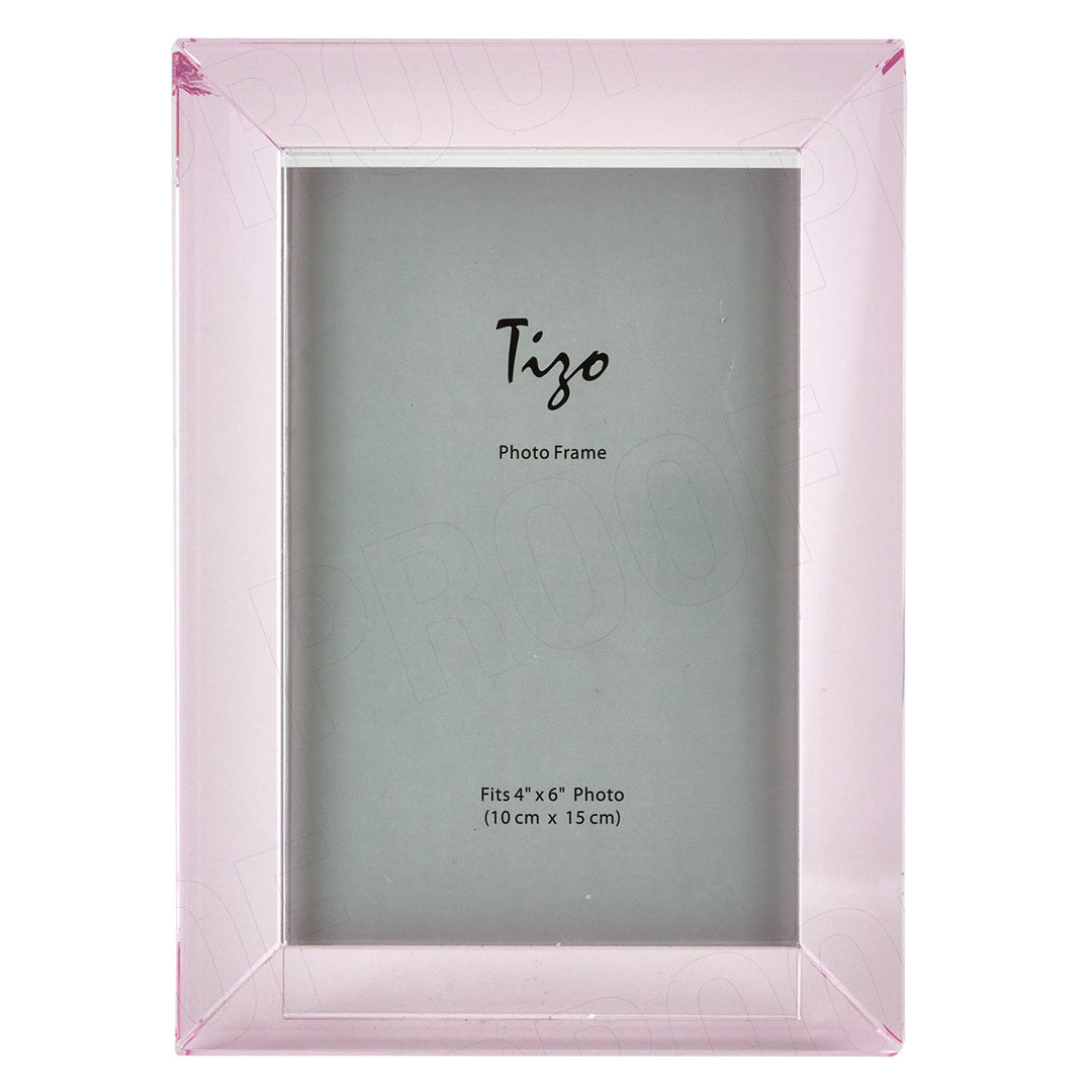 Tizo Crystal Glass Picture Frame (Pink)
