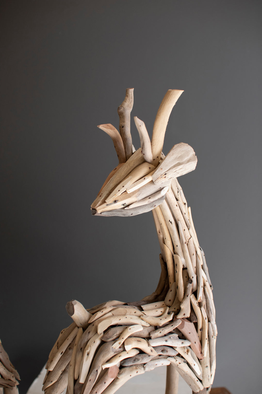 Set of 2 Driftwood Reindeer