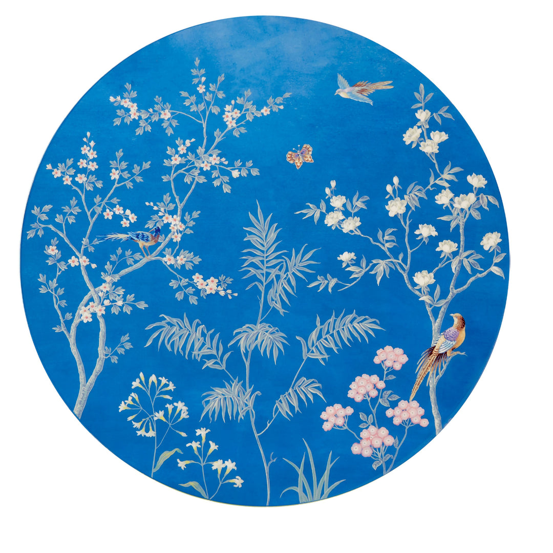 Addison Ross Chinoiserie Blue Placemats Set of 4 15"