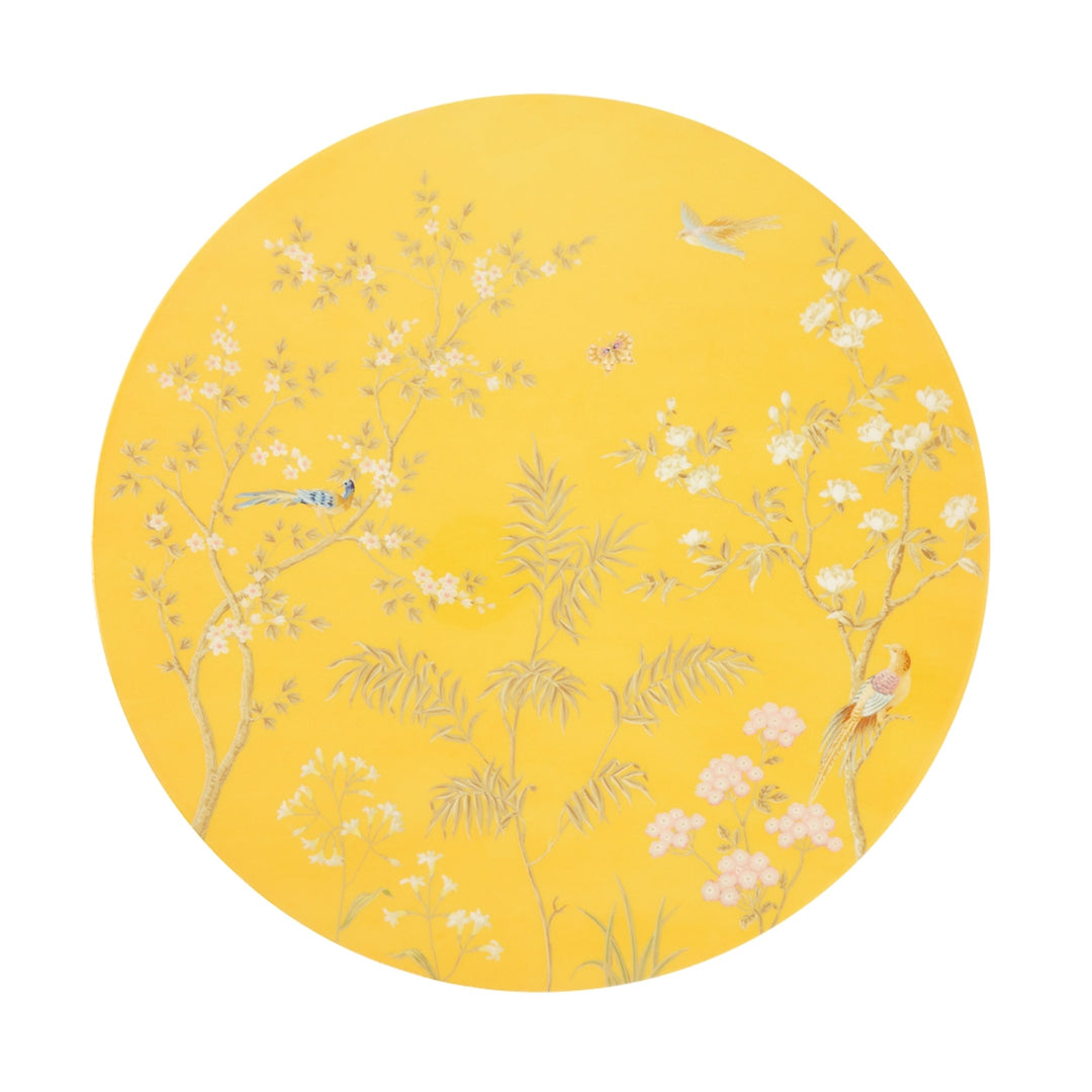 Addison Ross Chinoiserie Yellow Placemats Set of 4 15"