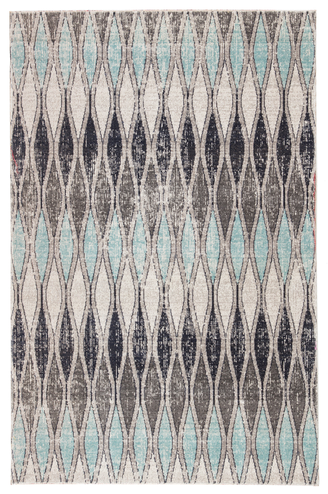 Jaipur Living Norwich Indoor/ Outdoor Geometric Gray/ Blue Area Rug (POLARIS - POL02)