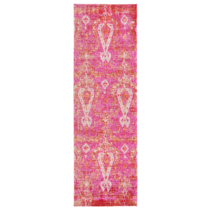 Jaipur Living Zenith Indoor/ Outdoor Ikat Pink/ Orange Area Rug  (POLARIS - POL16)