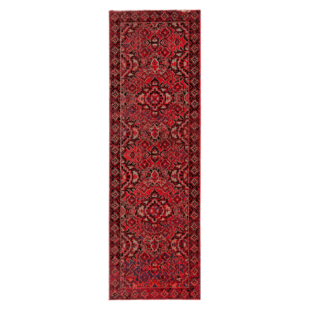 Jaipur Living Chaya Indoor/ Outdoor Medallion Red/ Black Area Rug (POLARIS - POL21)