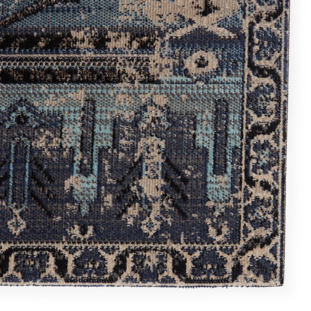 Jaipur Living Cicero Indoor/ Outdoor Medallion Blue/ Gray Area Rug (POLARIS - POL39)