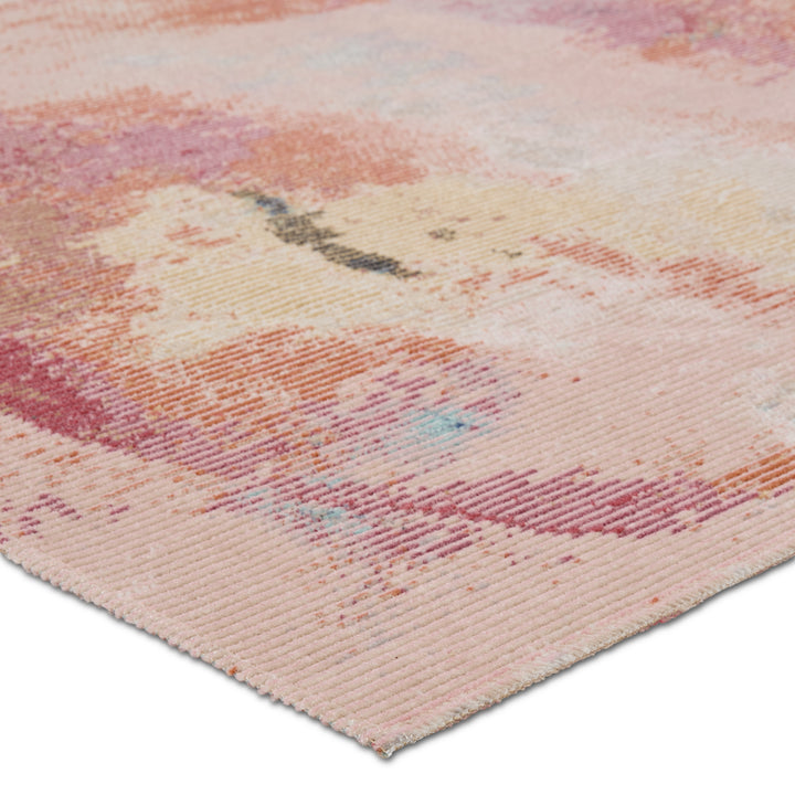 Jaipur Living Meuse Indoor/Outdoor Abstract Pink/ Multicolor Area Rug (POLARIS - POL50)