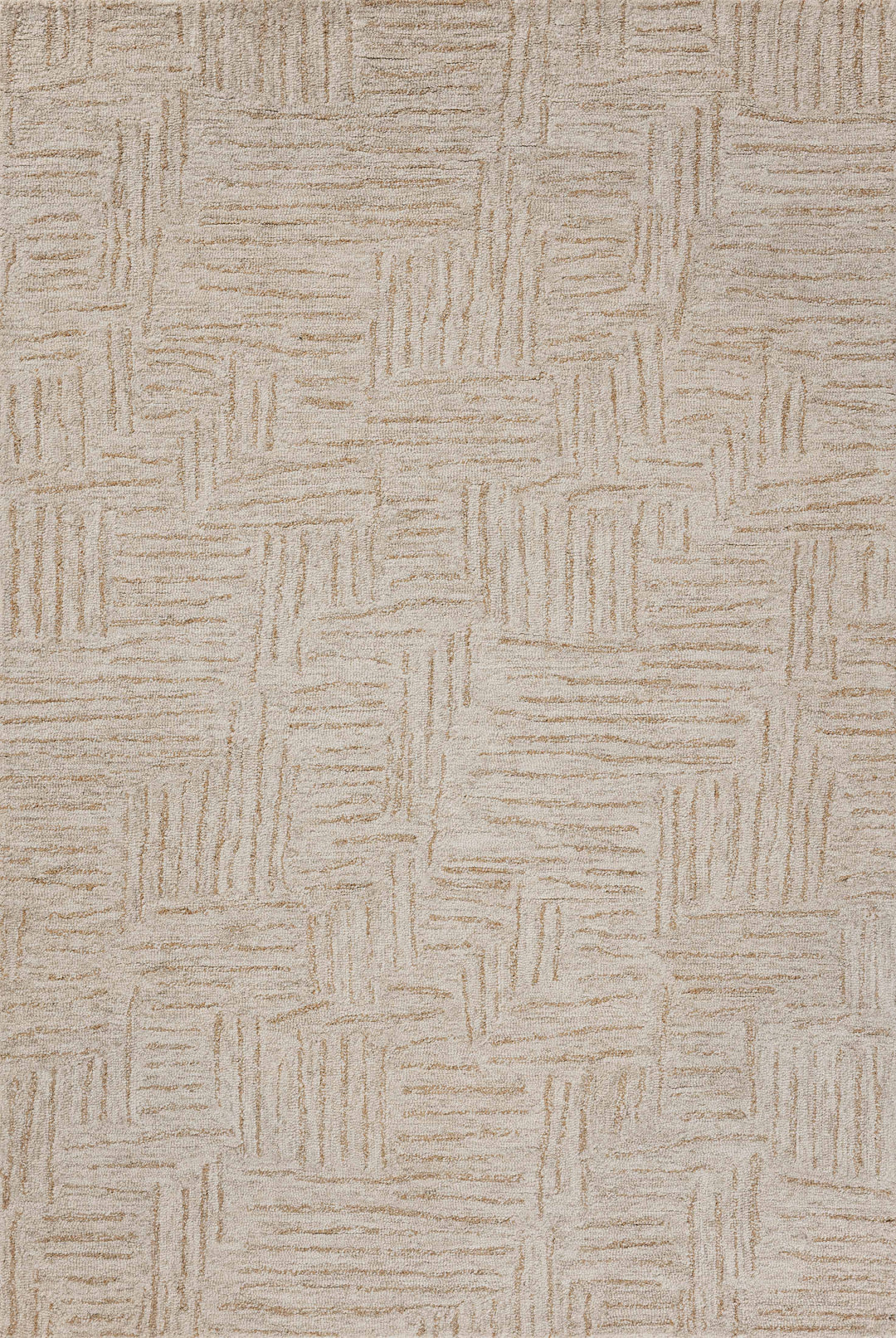 Chris Loves Julia x Loloi Polly Smoke / Sand Area Rug (POL-08)