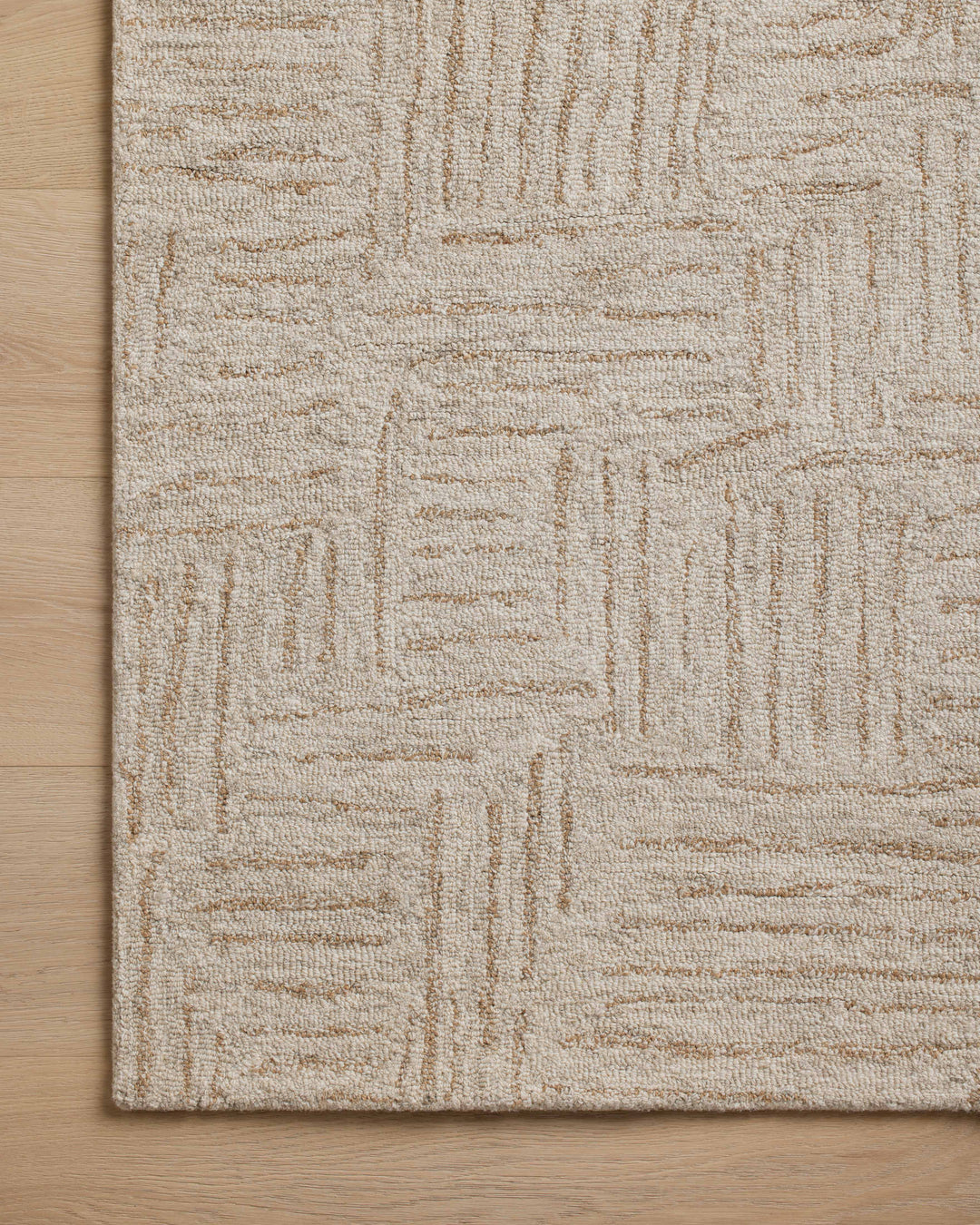 Chris Loves Julia x Loloi Polly Smoke / Sand Area Rug (POL-08)