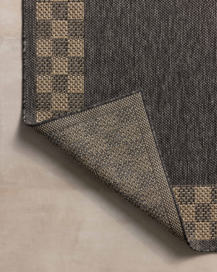 Chris Loves Julia x Loloi Providence Charcoal / Natural Indoor/Outdoor Accent Rug (PRC-01)