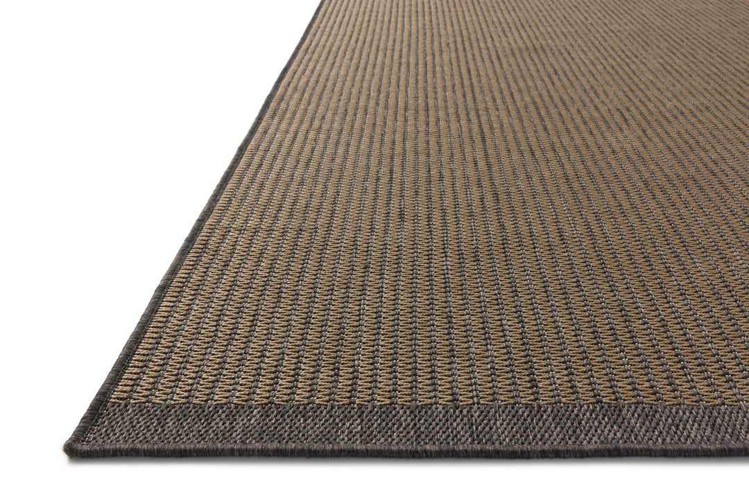 Chris Loves Julia x Loloi Providence Wheat / Charcoal Indoor/Outdoor Accent Rug (PRC-03)