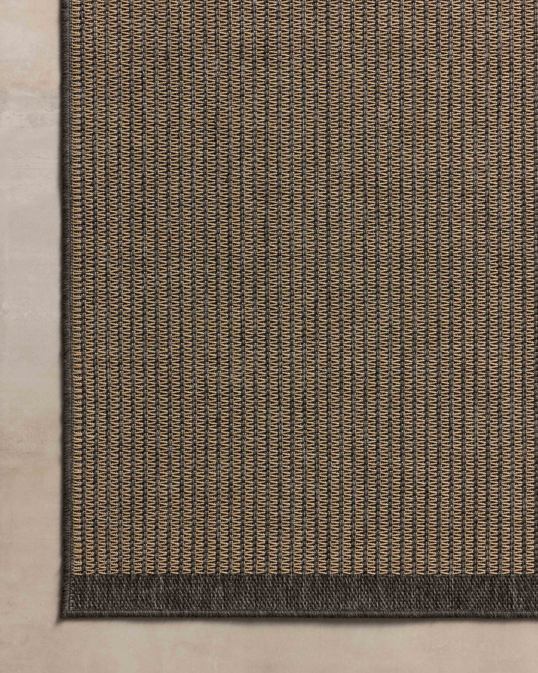 Chris Loves Julia x Loloi Providence Wheat / Charcoal Indoor/Outdoor Accent Rug (PRC-03)