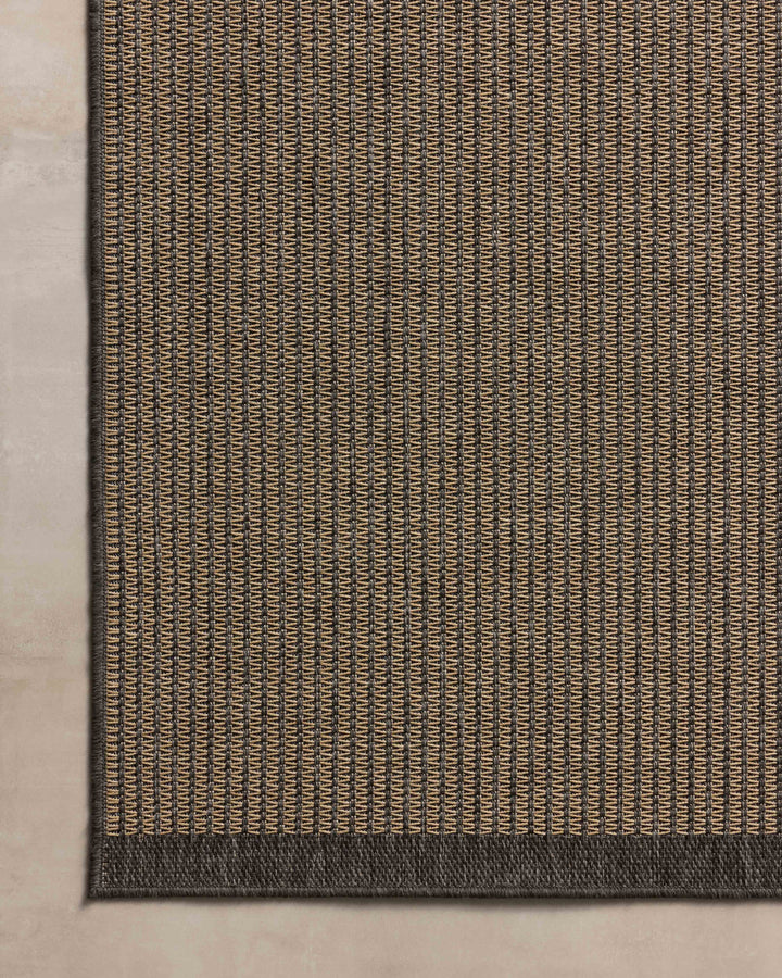 Chris Loves Julia x Loloi Providence Wheat / Charcoal Indoor/Outdoor Accent Rug (PRC-03)