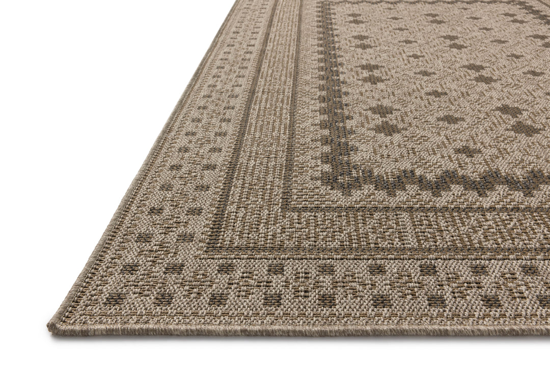 Chris Loves Julia x Loloi Providence Charcoal / Dove Indoor/Outdoor Accent Rug (PRC-06)