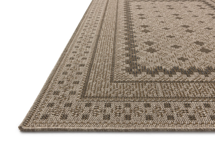 Chris Loves Julia x Loloi Providence Charcoal / Dove Indoor/Outdoor Accent Rug (PRC-06)