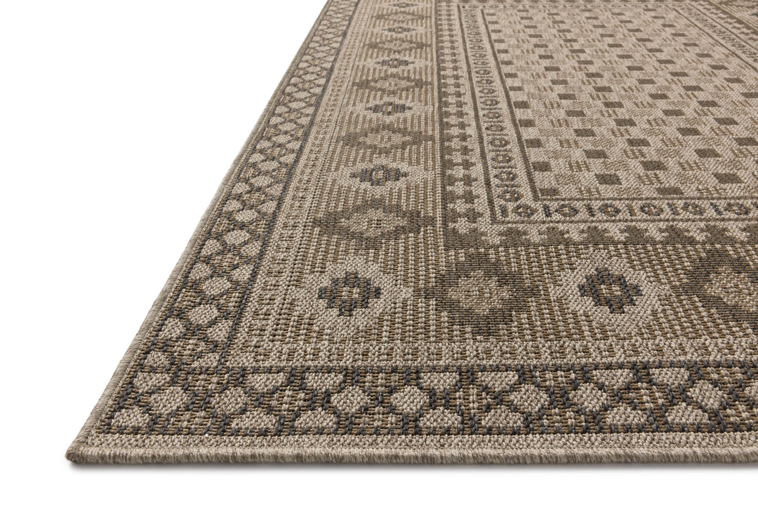 Chris Loves Julia x Loloi Providence Dove / Charcoal Indoor/Outdoor Accent Rug (PRC-07)