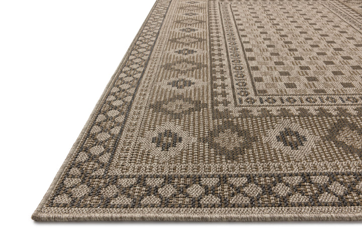 Chris Loves Julia x Loloi Providence Dove / Charcoal Indoor/Outdoor Accent Rug (PRC-07)