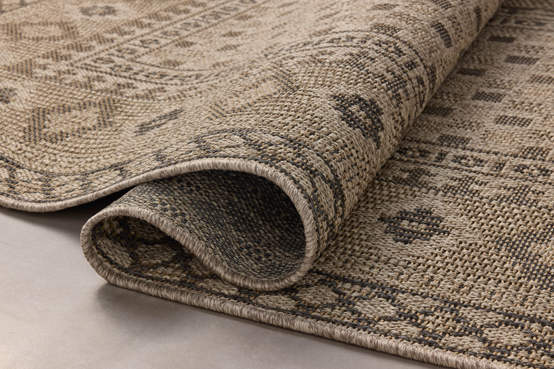 Chris Loves Julia x Loloi Providence Dove / Charcoal Indoor/Outdoor Accent Rug (PRC-07)