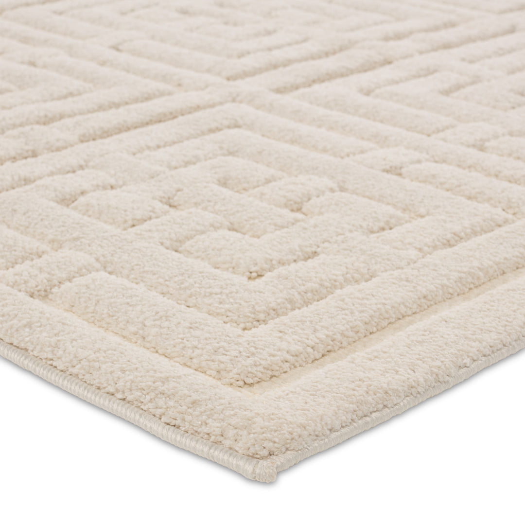 Jaipur Living Marvelle Geometric Cream Area Rug (PETROS - PTR01)
