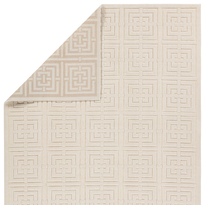 Jaipur Living Marvelle Geometric Cream Area Rug (PETROS - PTR01)
