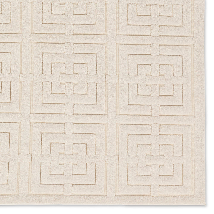 Jaipur Living Marvelle Geometric Cream Area Rug (PETROS - PTR01)
