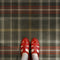 Vintage Vinyl Floorcloth Rug (Pattern 67 Forth Bridge)