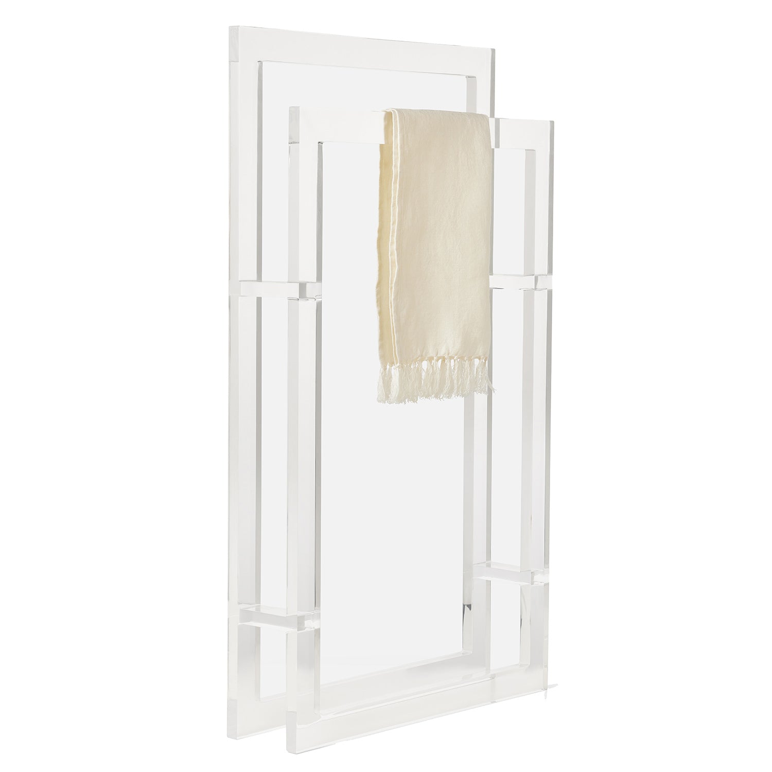 Albi Acrylic Freestanding Towel Rack - Thumbnail 3