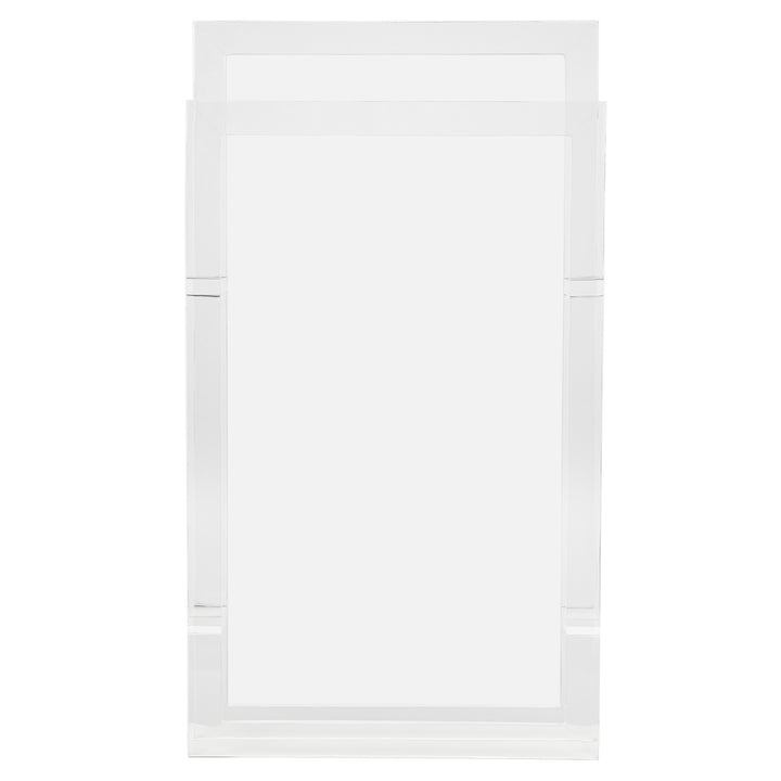 Albi Clear Acrylic Freestanding Towel Rack 20"x36"