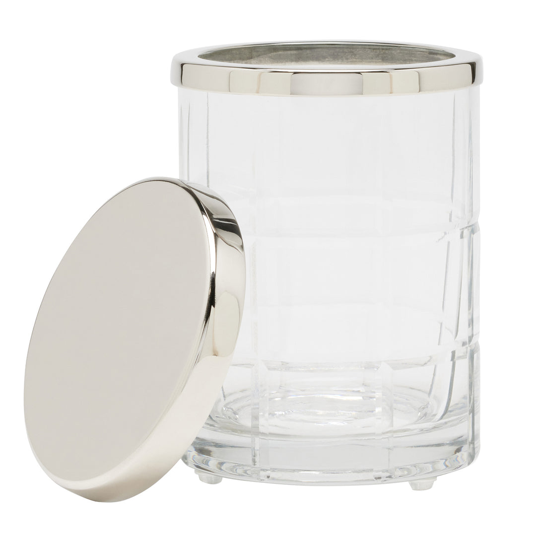 Argos Glass Bathroom Accessories (Clear Glass/Nickel)