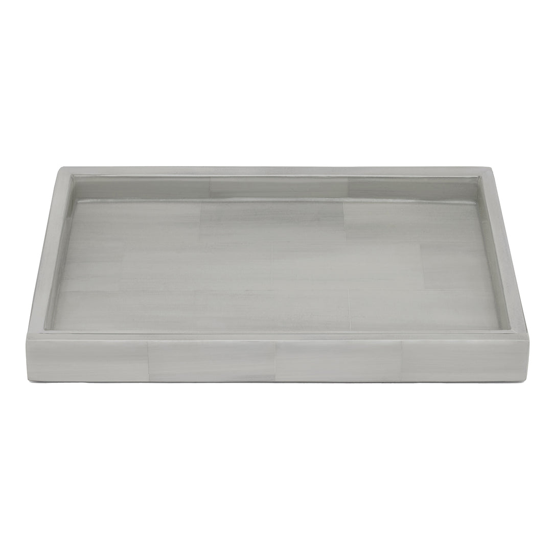 Arles Faux Horn Bathroom Accessories (Light Gray)