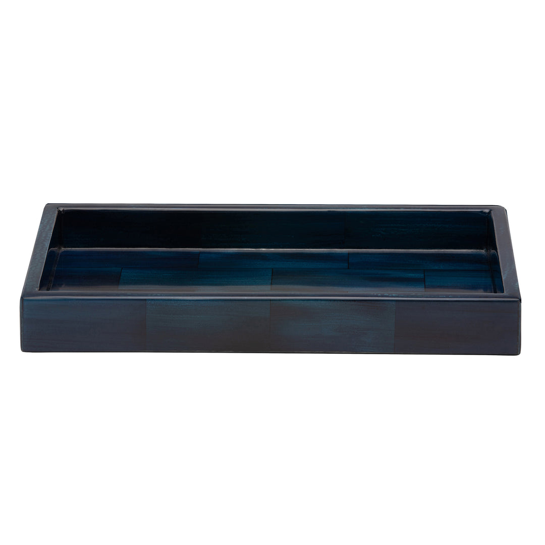 Arles Faux Horn Bathroom Accessories (Navy)