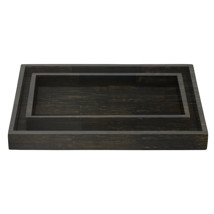 Arles Faux Horn Nested Tray (Umber)