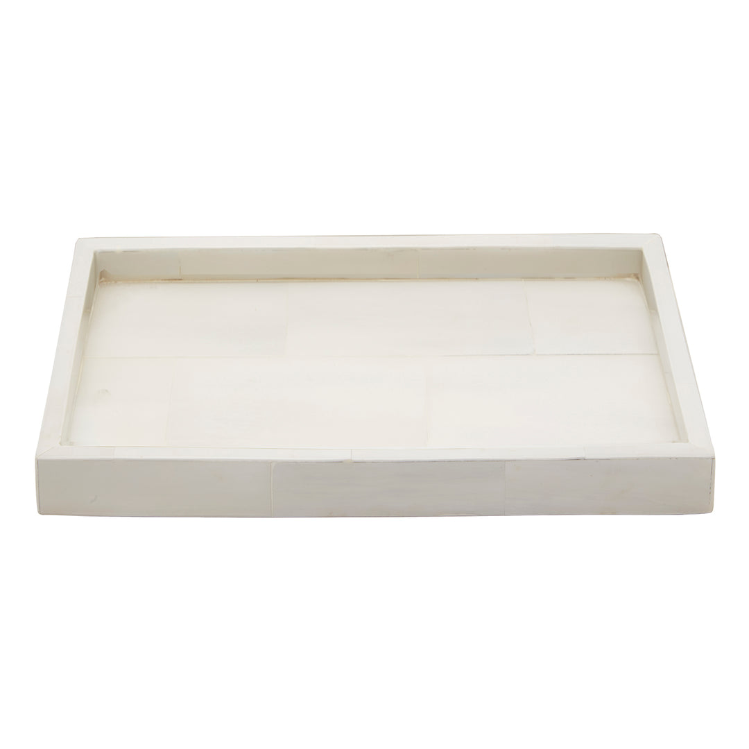 Arles White Faux Horn Bathroom Accessories
