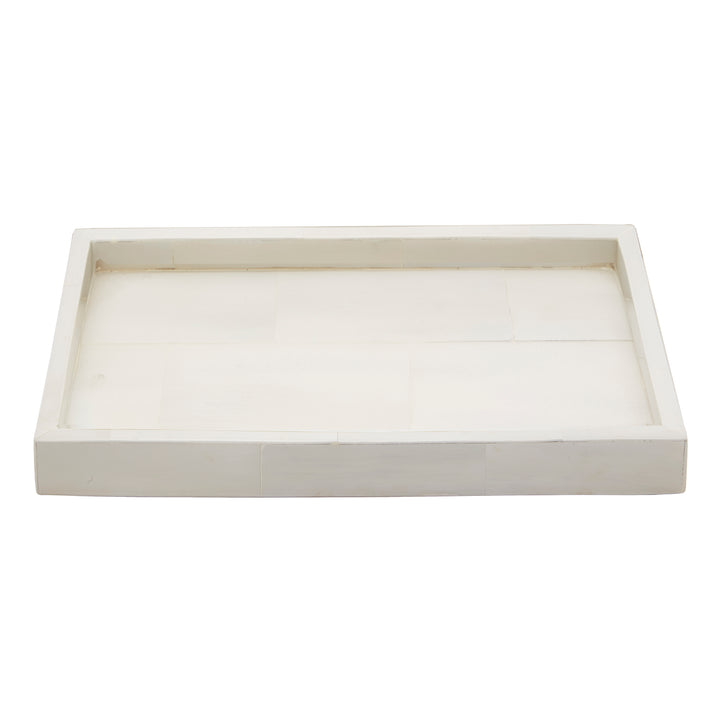 Arles White Faux Horn Bathroom Accessories