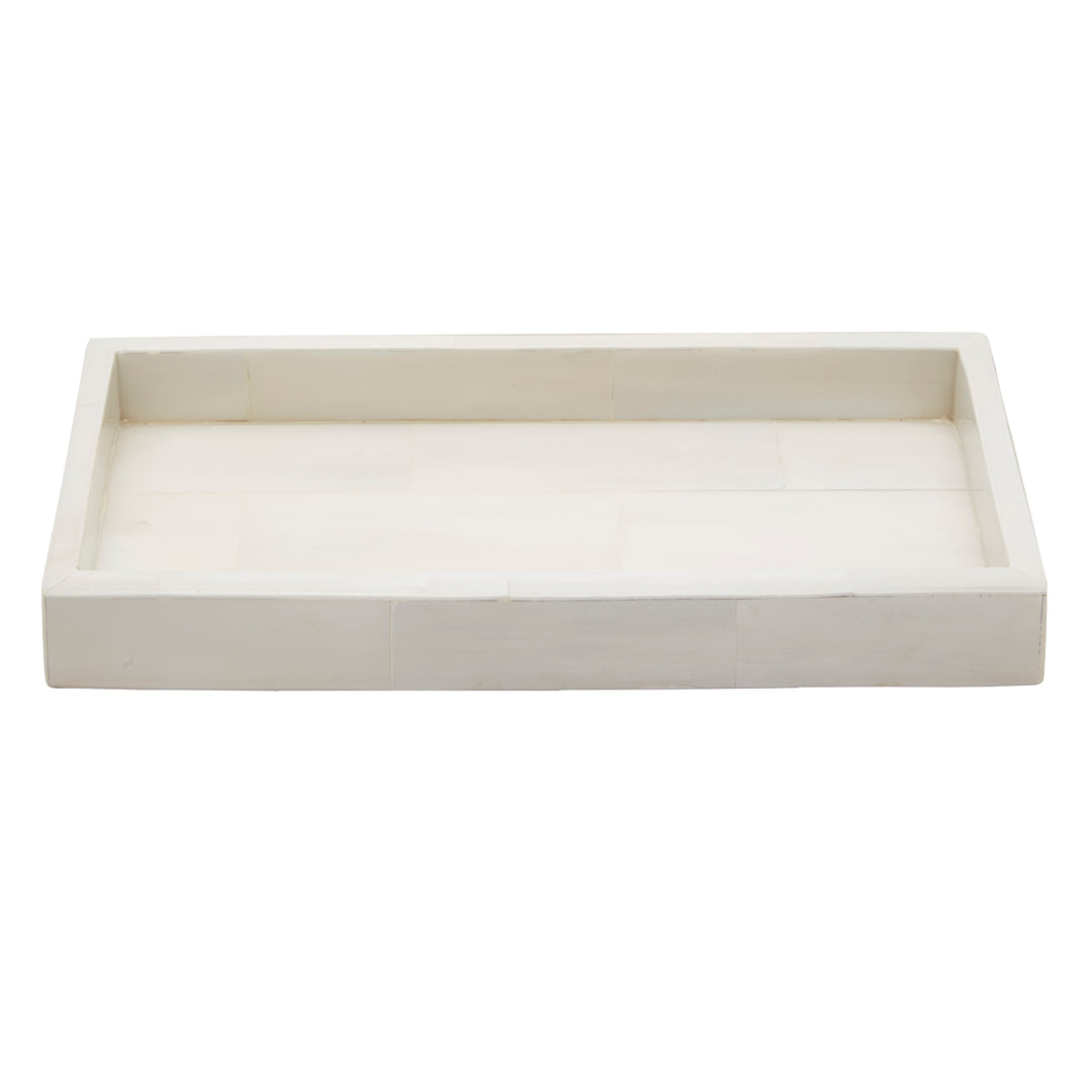 Arles White Faux Horn Bathroom Accessories