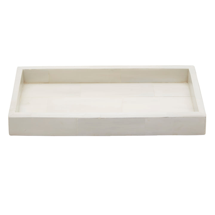 Arles White Faux Horn Bathroom Accessories