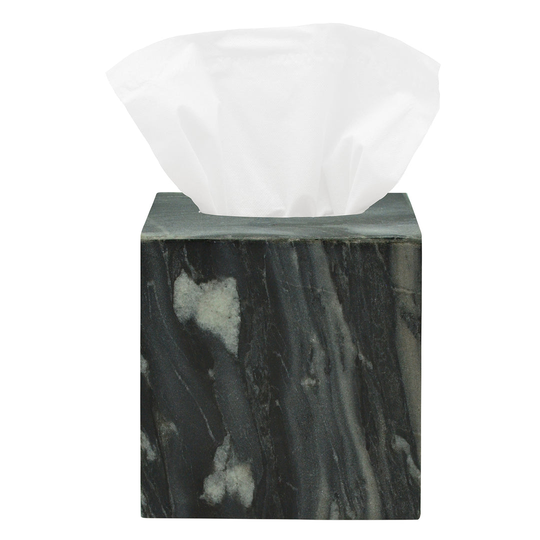 Athlone Marble Tissue Box Cover (Gray)