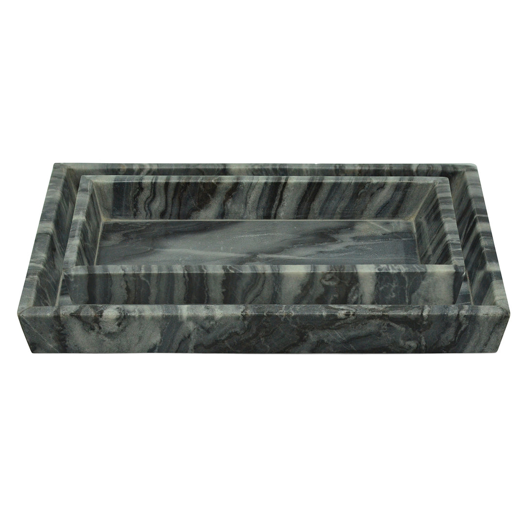 Athlone Marble Bathroom Accessories (Gray)