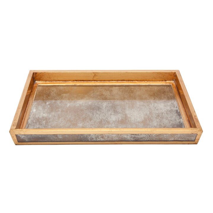 Atwater Antiqued Mirror Bathroom Accessories (Antique Gold)