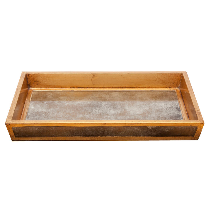 Atwater Antiqued Mirror Bathroom Accessories (Antique Gold)