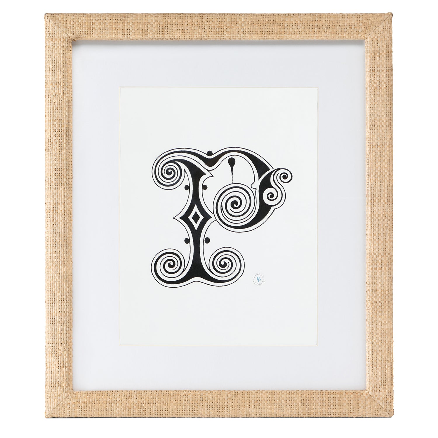 Belem Natural Raffia Wall Picture Frame - Thumbnail 5