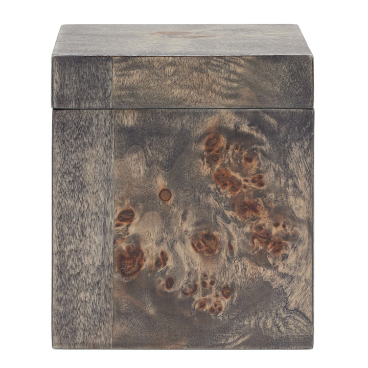 Bern Mappa Burl Veneer Bathroom Accessories (Ash Gray)