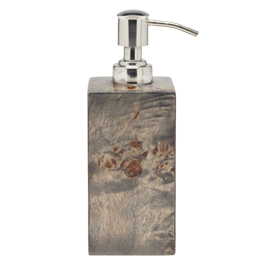 Bern Mappa Burl Veneer Soap Dispenser (Ash Gray)