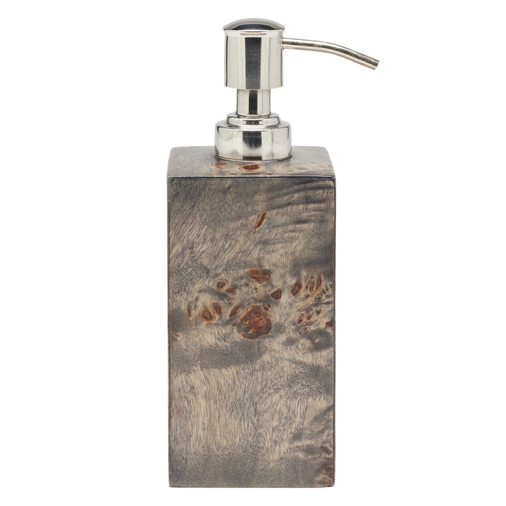 Bern Mappa Burl Veneer Soap Dispenser (Ash Gray)