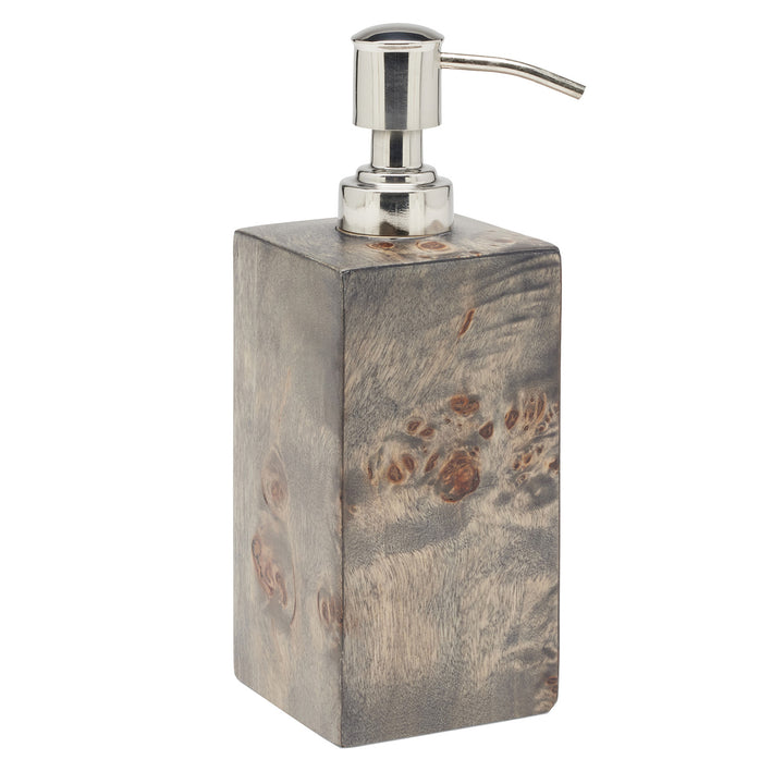 Bern Mappa Burl Veneer Bathroom Accessories (Ash Gray)