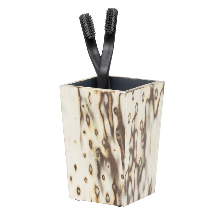 Bisbee Maple Birdseye Burl Veneer Bathroom Accessories