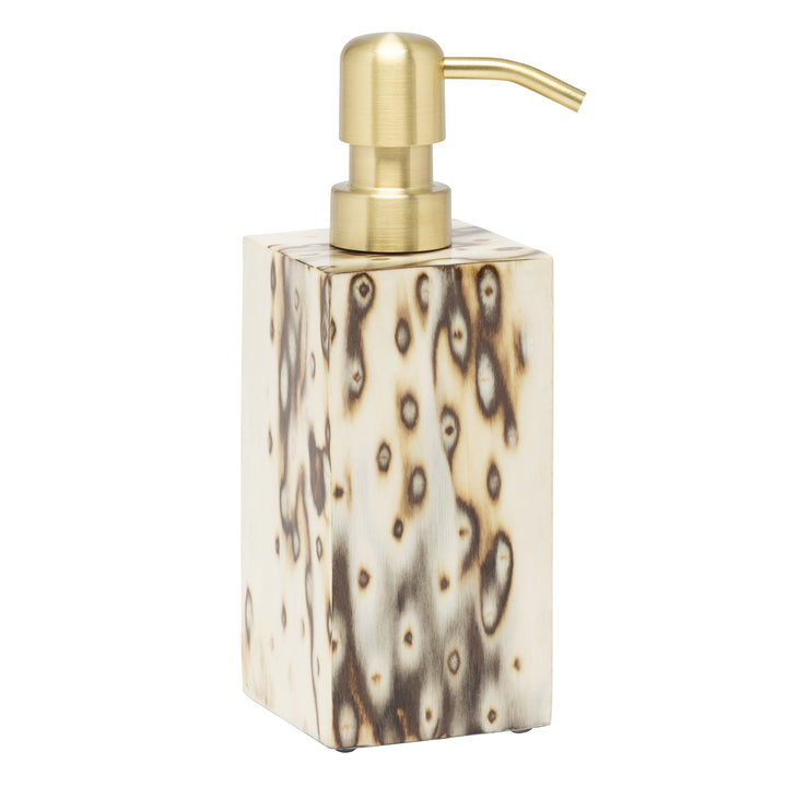 Bisbee Maple Birdseye Burl Veneer Soap Pump