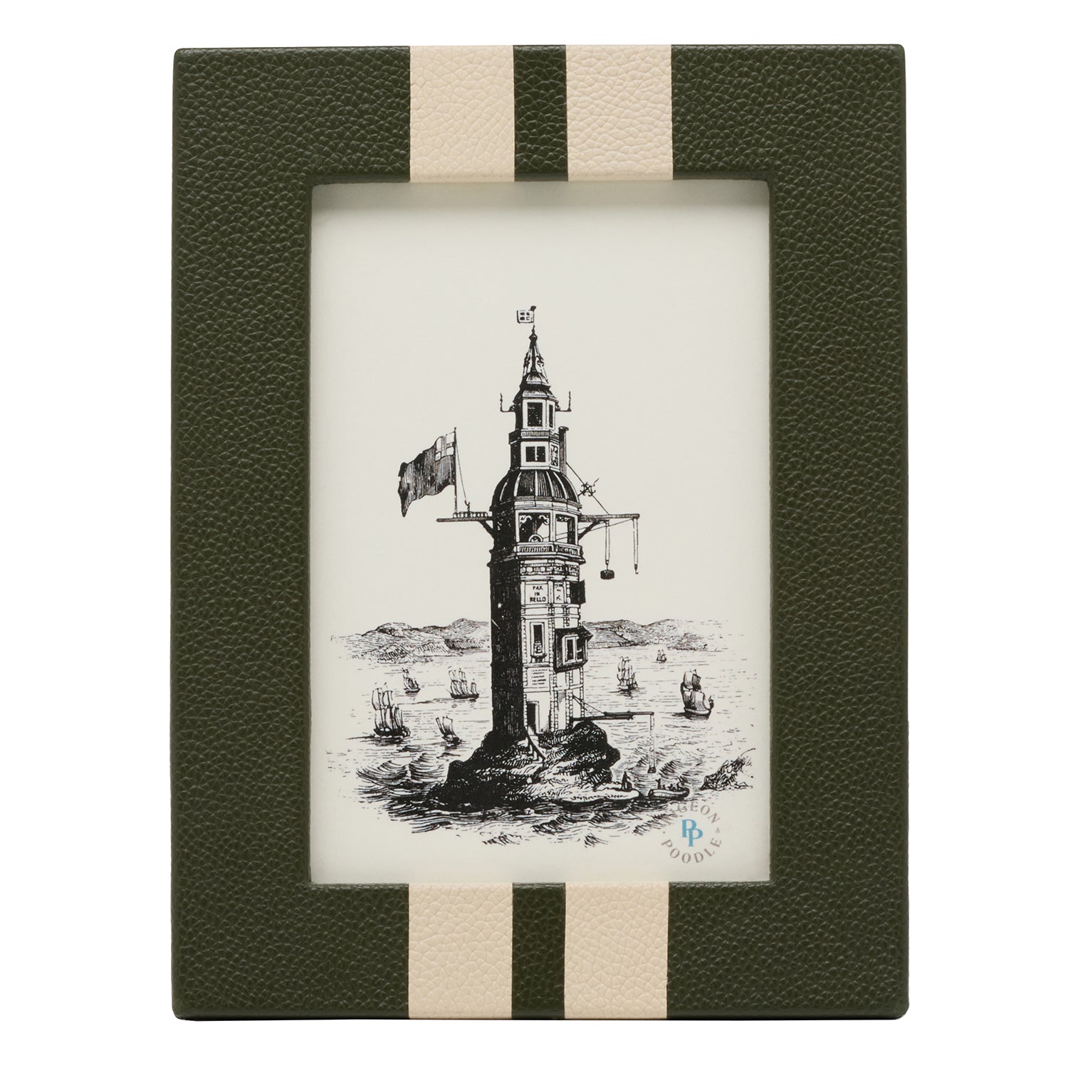 Blake Full-Grain Leather Picture Frame - Thumbnail 2
