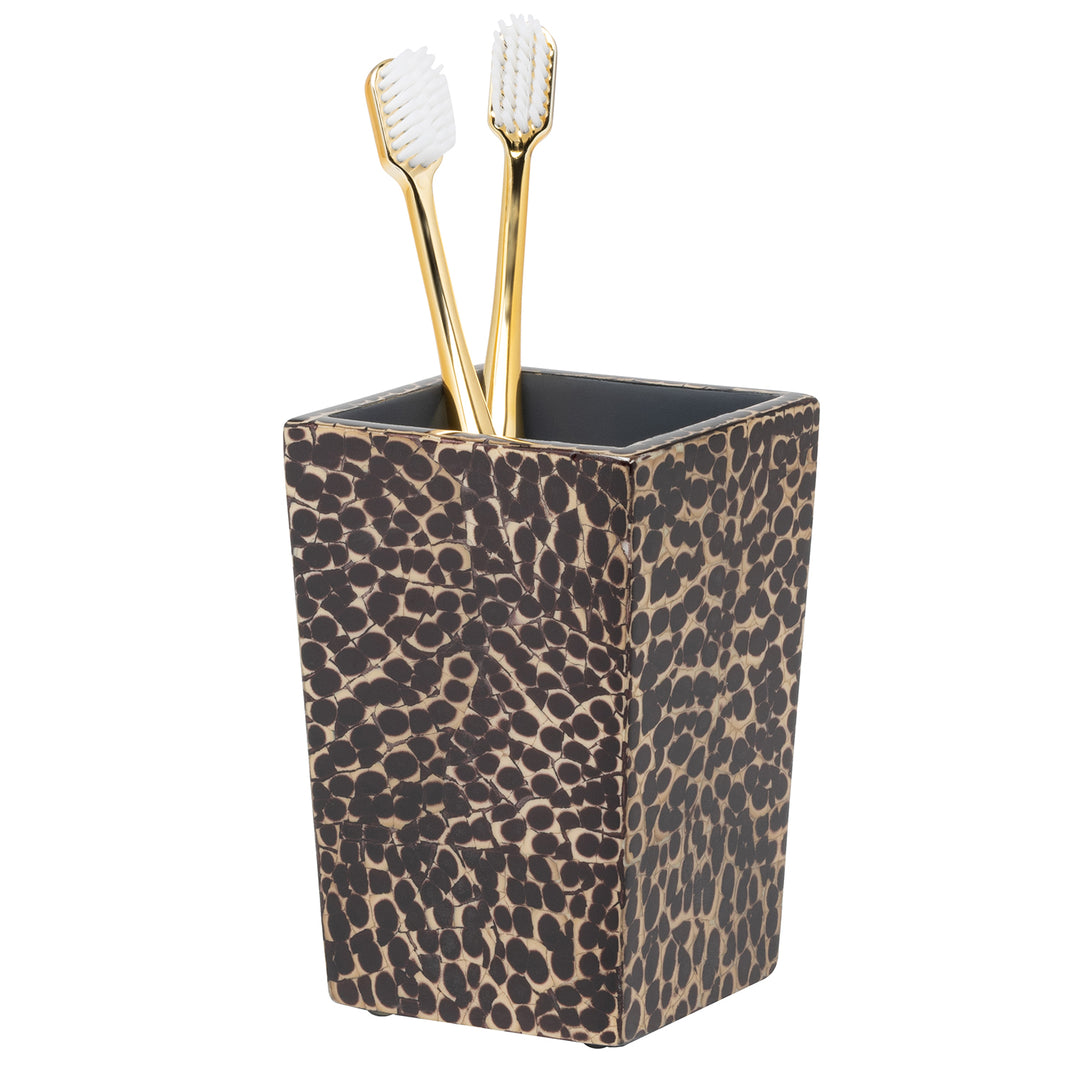 Callas Lacquered Eggshell Bathroom Accessories (Deep Bronze)